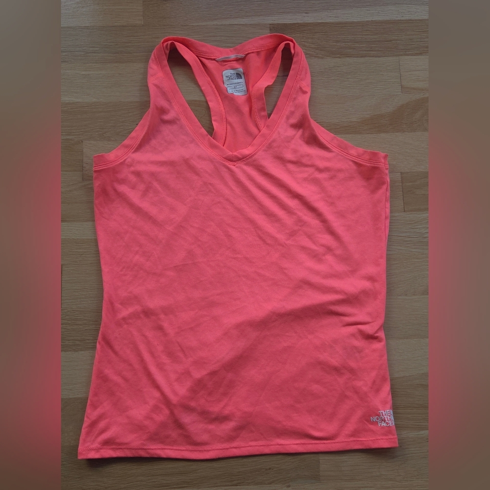 North Face Vaporwick Coral Tank Top, Size Small